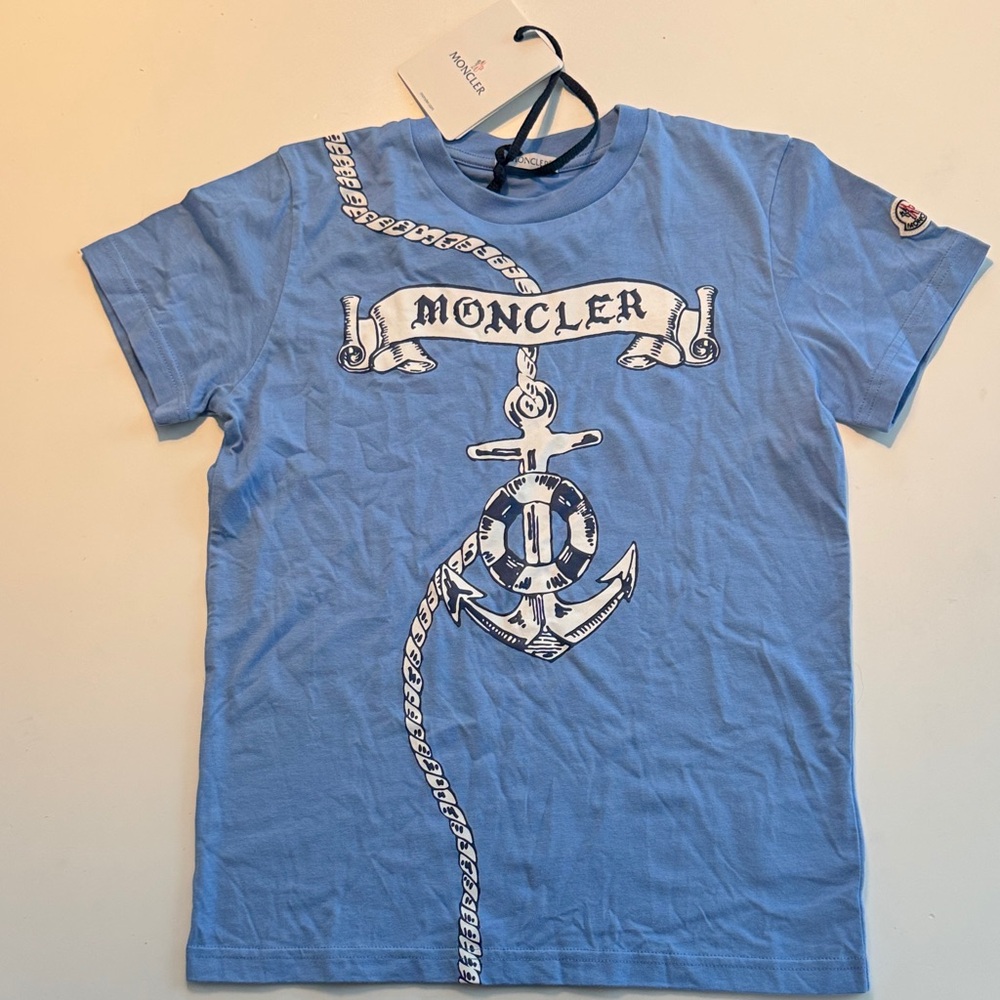 NWT Moncler Nautical Blue Tee